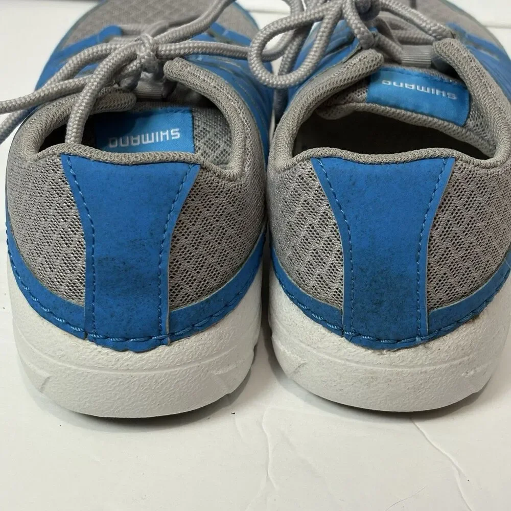 Shimano EVAIR Boat Shoe Men’s SIZE‎ 7 Blue/Grey Coastal Nautical